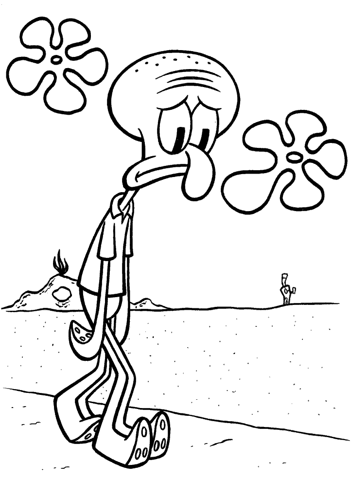 bob esponja para colorir