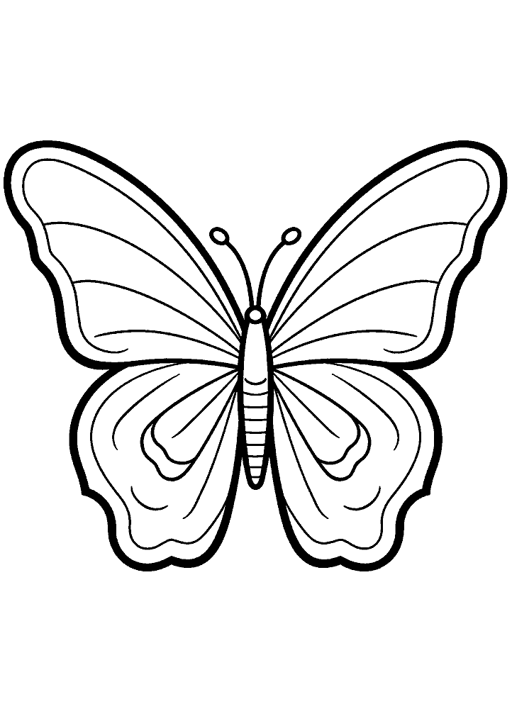 borboleta para colorir