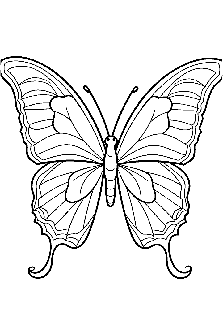 borboleta para colorir