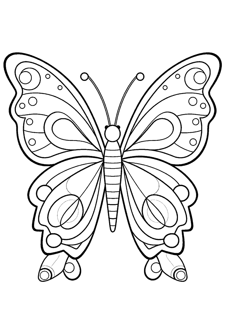 borboleta para colorir