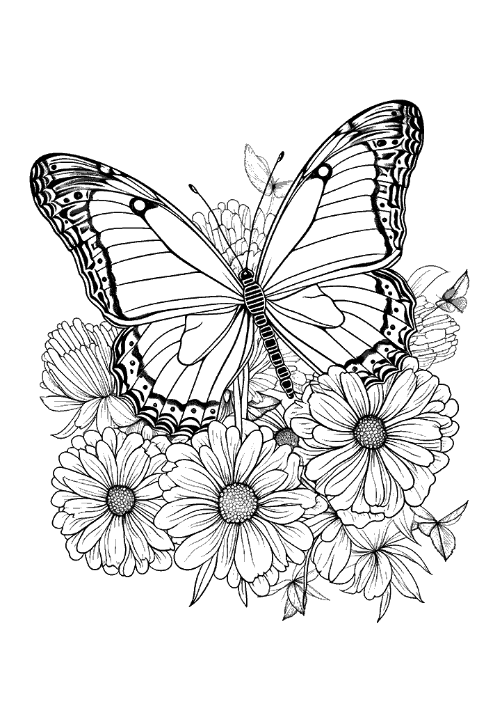 borboleta para colorir