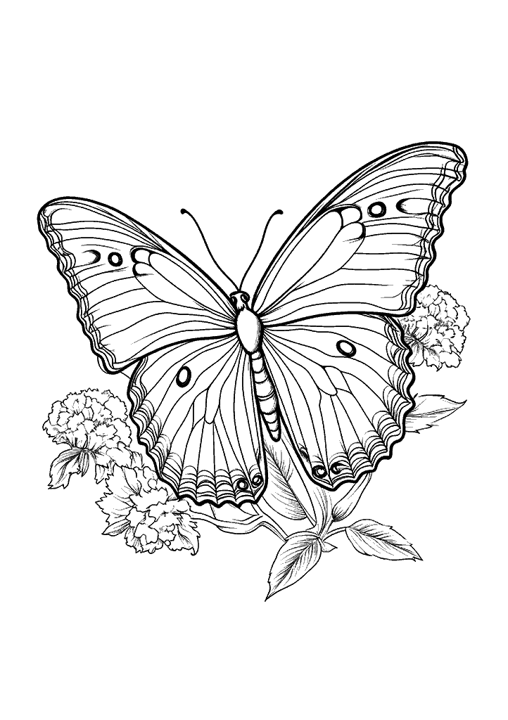 borboleta para colorir