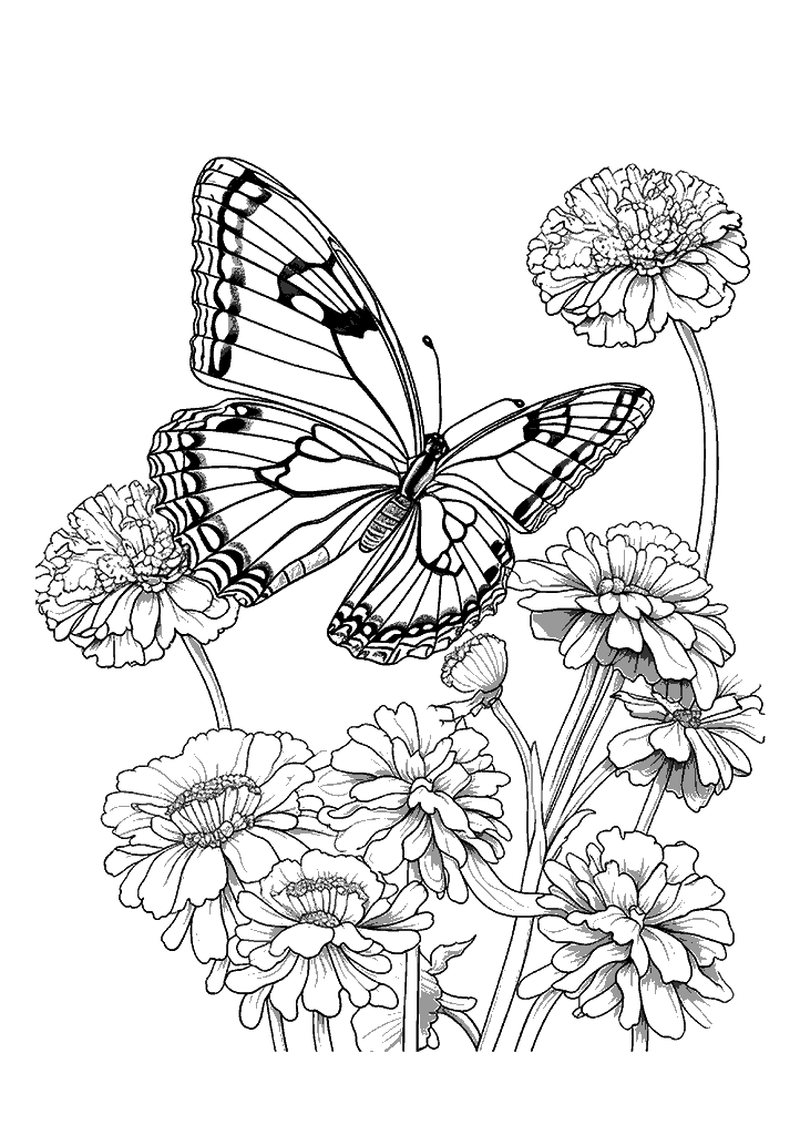 borboleta para colorir