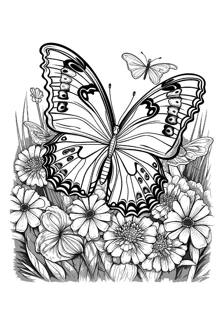 borboleta para colorir