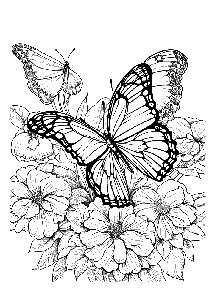 borboleta para colorir