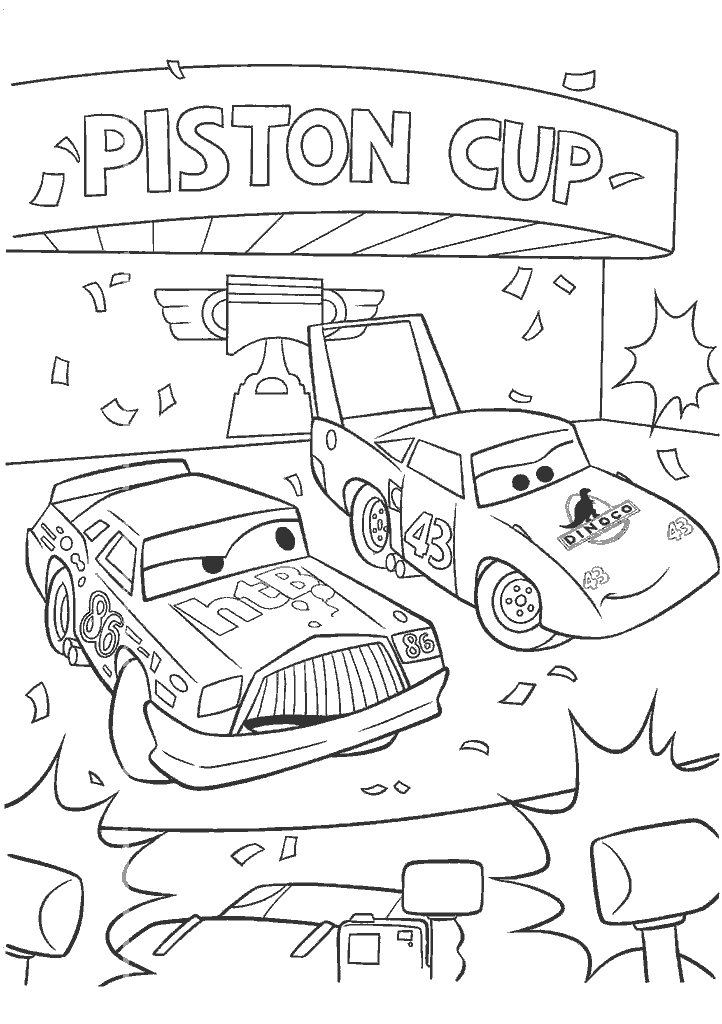 carros para colorir