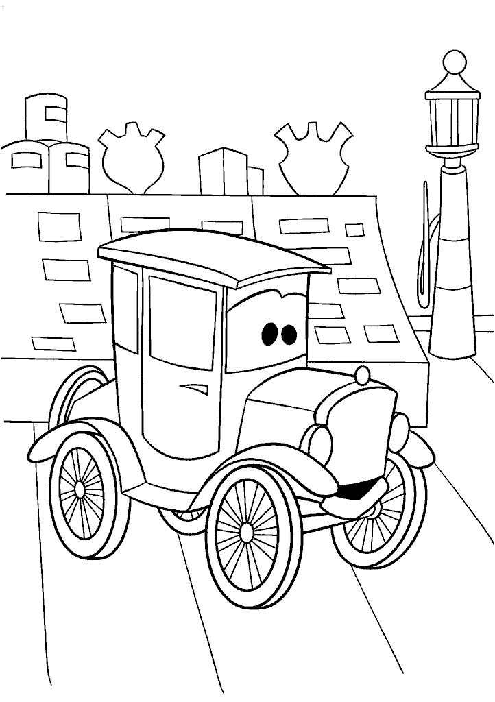 carros para colorir