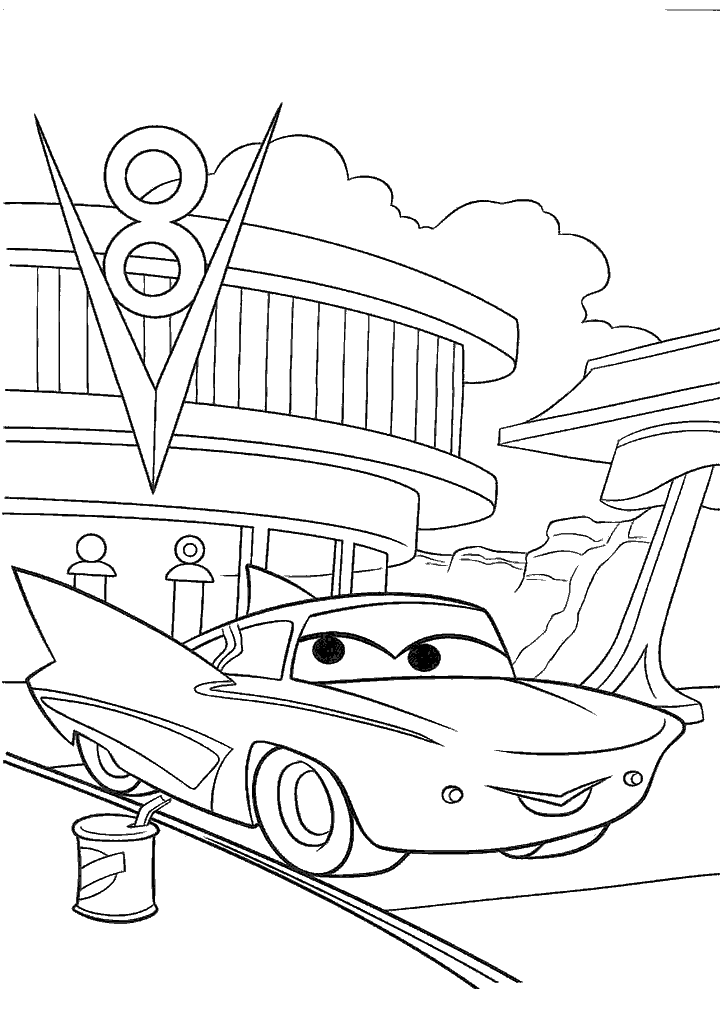 carros para colorir