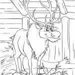 frozen para colorir