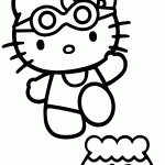 hello kitty para colorir