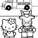 hello kitty para colorir