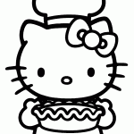 hello kitty para colorir