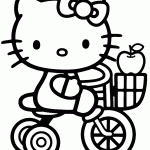 hello kitty para colorir