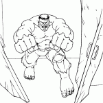 hulk para colorir