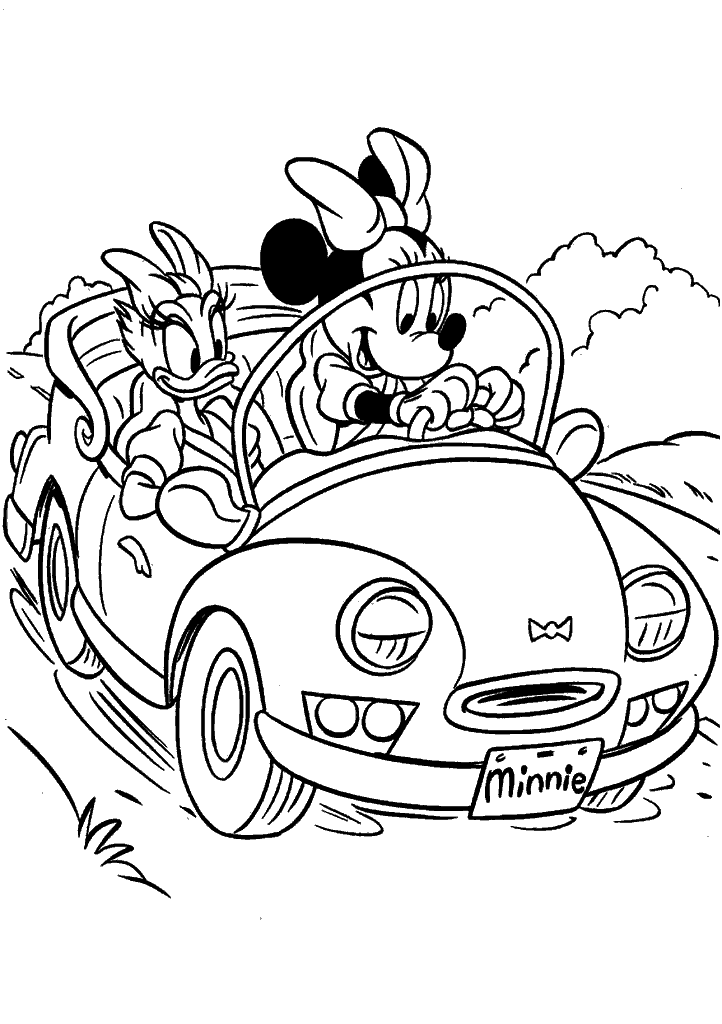minnie para colorir