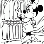 minnie para colorir