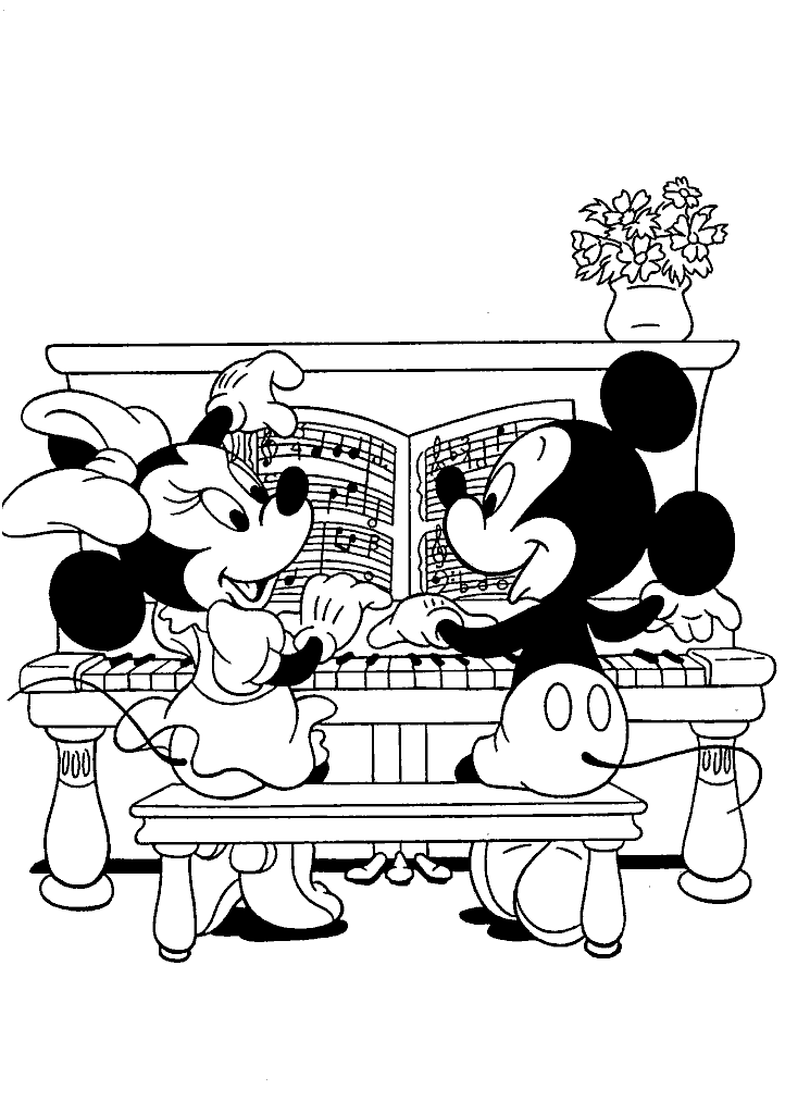 minnie para colorir