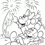 minnie para colorir