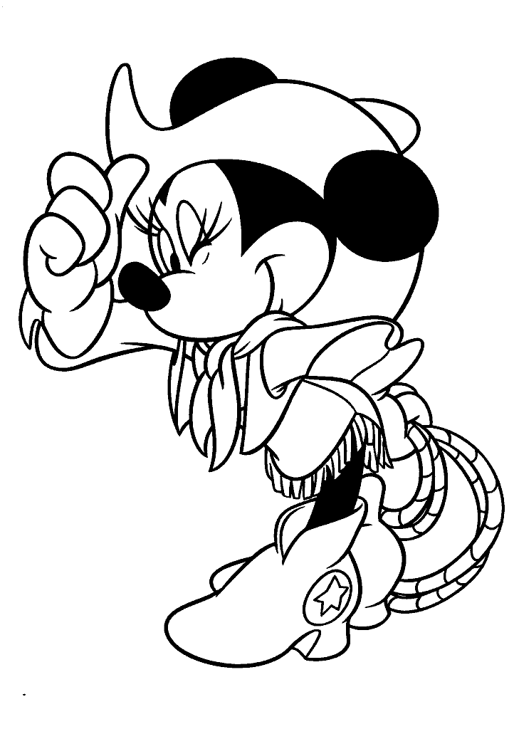 minnie para colorir
