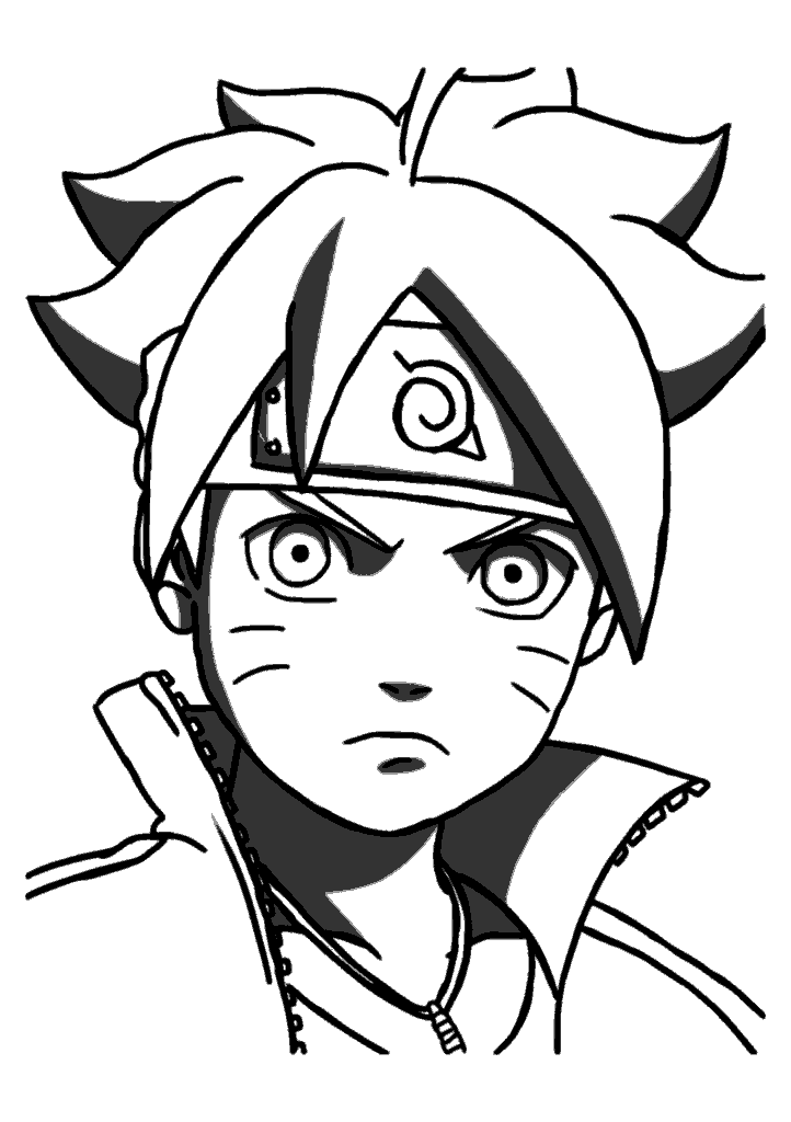 naruto para colorir