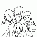 naruto para colorir