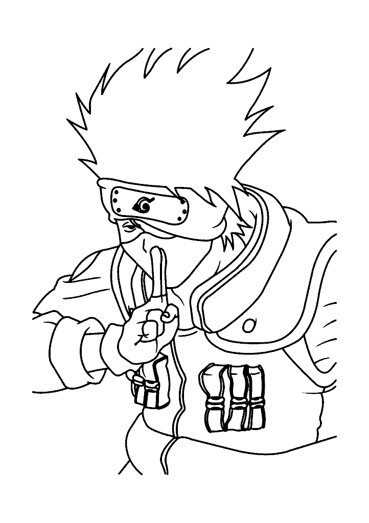 naruto para colorir