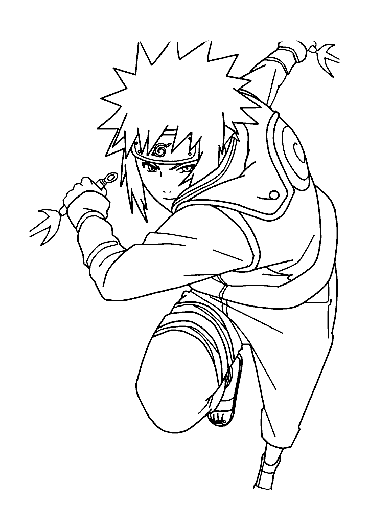 naruto para colorir