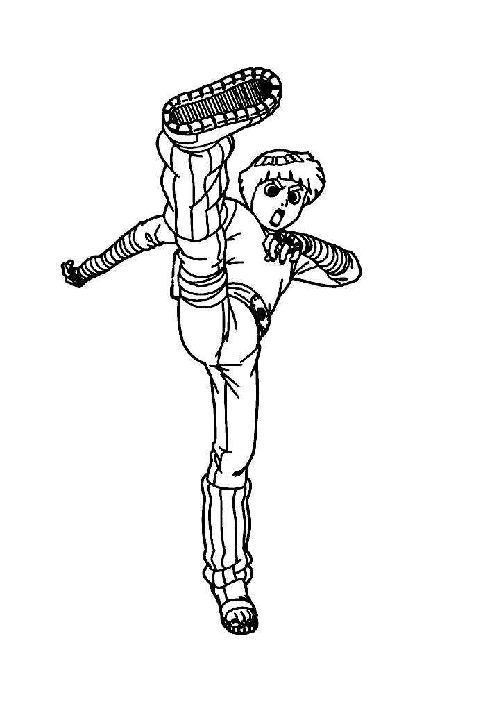 naruto para colorir