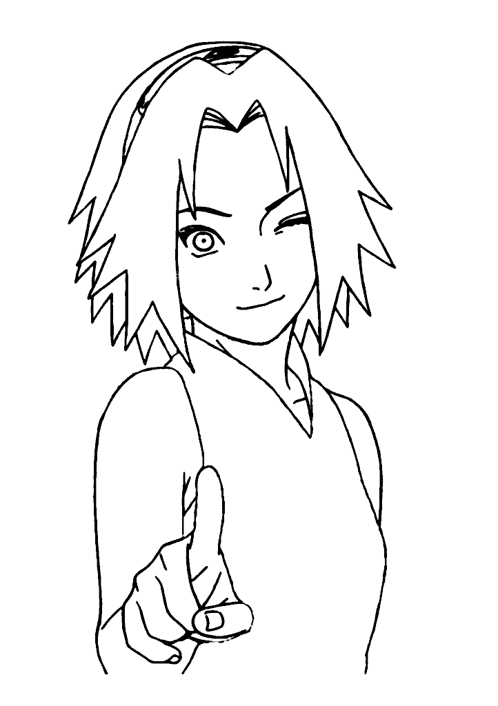 naruto para colorir