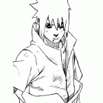 naruto para colorir