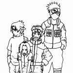 naruto para colorir