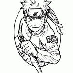 naruto para colorir