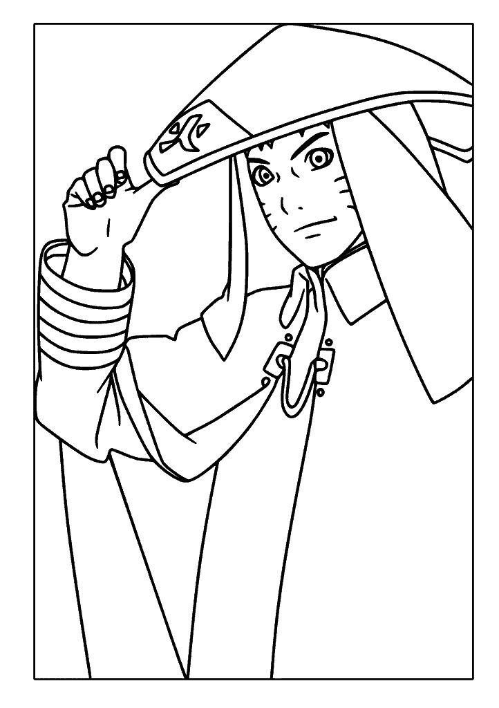naruto para colorir