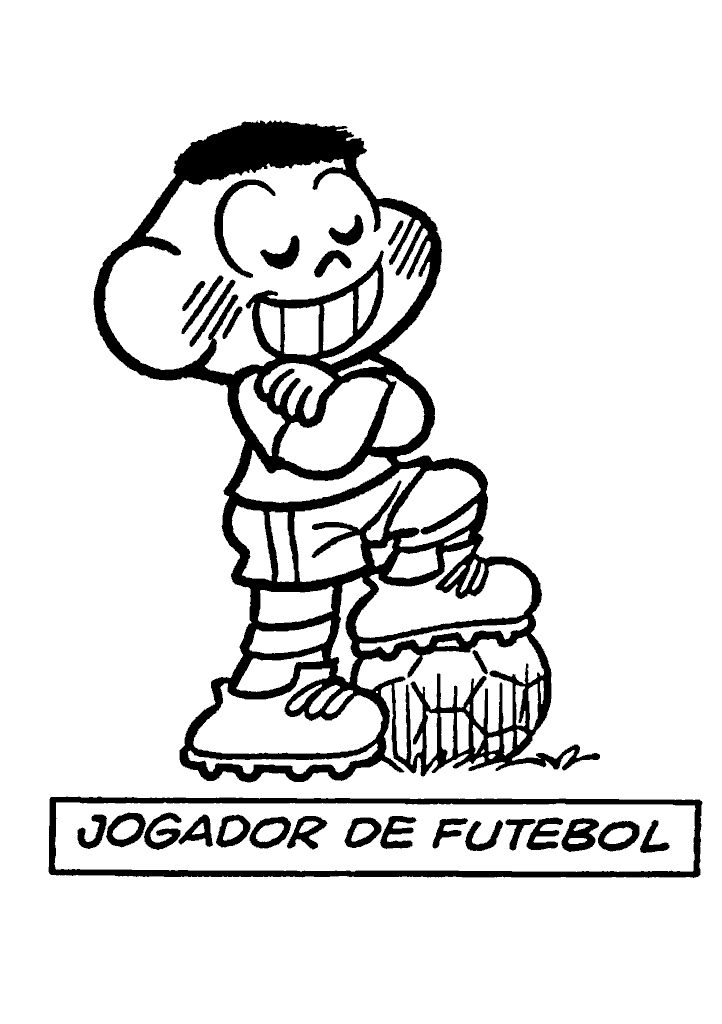 turma da monica para colorir