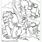 a era do gelo para colorir