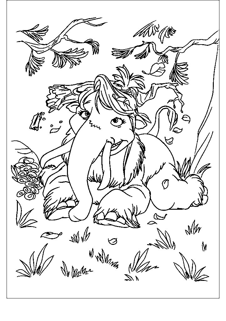 a era do gelo para colorir