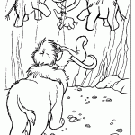 a era do gelo para colorir