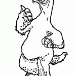 a era do gelo para colorir