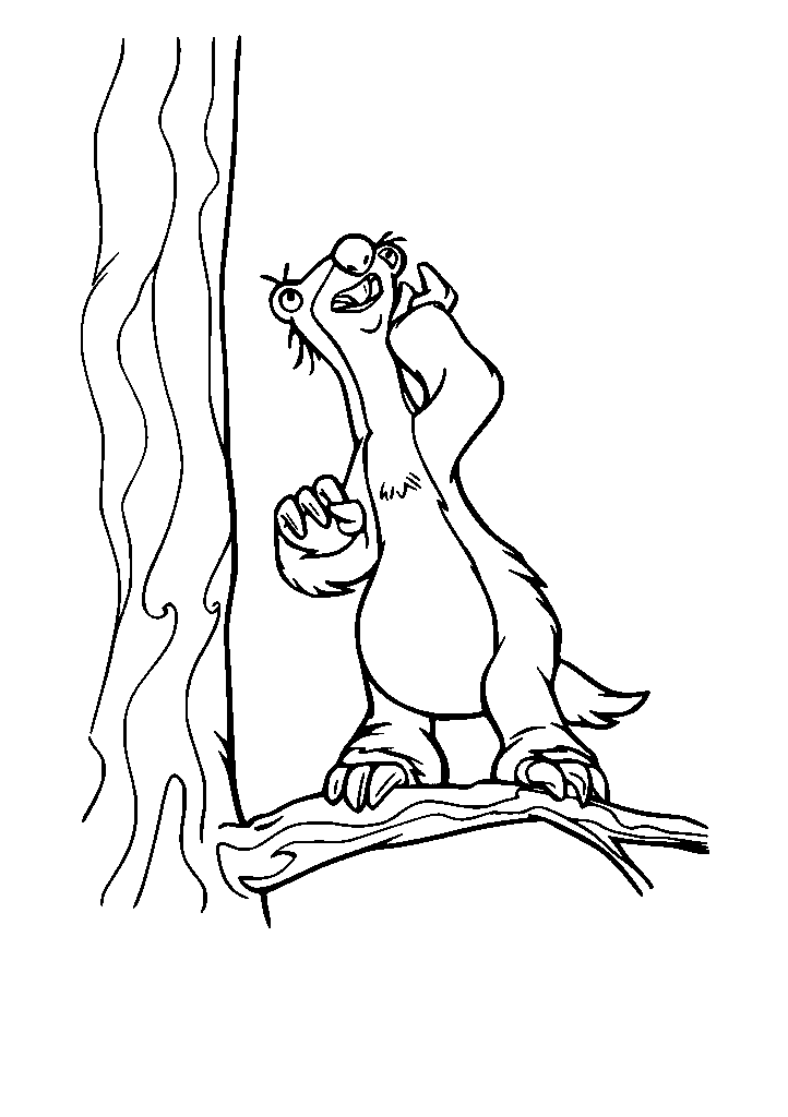 a era do gelo para colorir