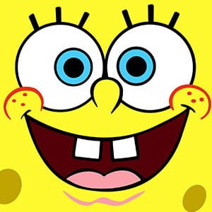bob esponja para colorir