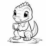 dinossauro para colorir