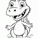 dinossauro para colorir