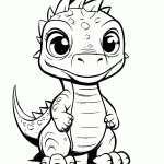 dinossauro para colorir