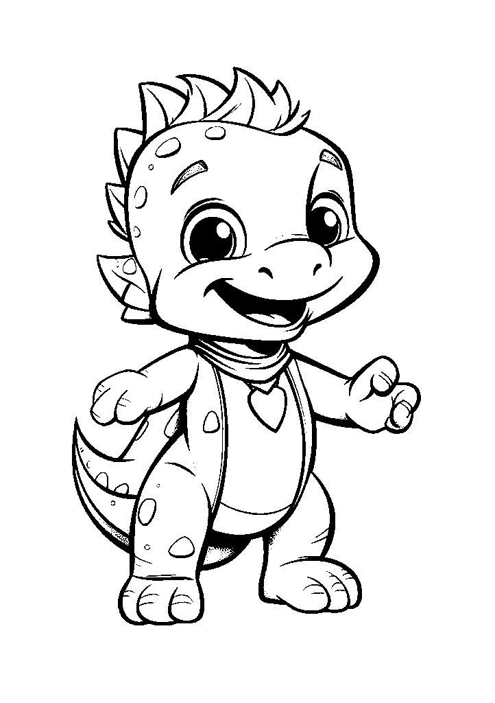 dinossauro para colorir