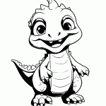 dinossauro para colorir
