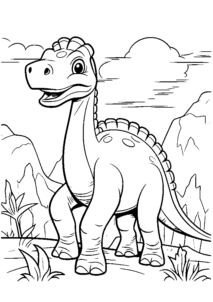 dinossauro para colorir