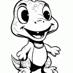 dinossauro para colorir