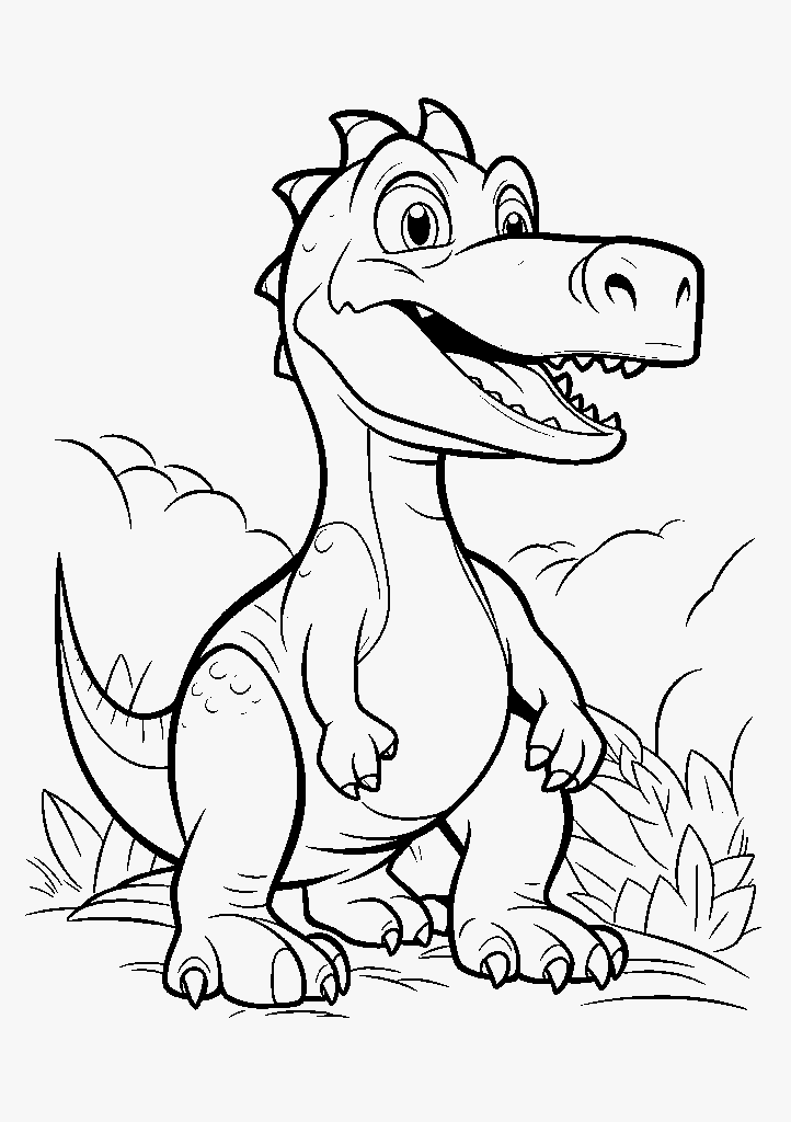 dinossauro para colorir