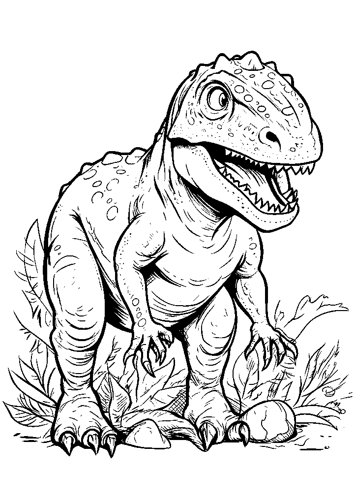 dinossauro para colorir