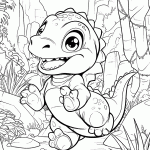 dinossauro para colorir